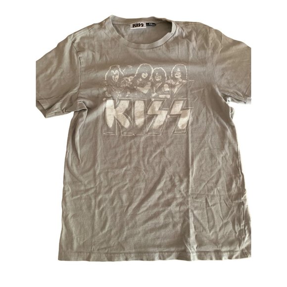 End Of The Road World Tour Kiss Music Short Sleeve T-Shirt Concert Grey Sz SM - Picture 1 of 7